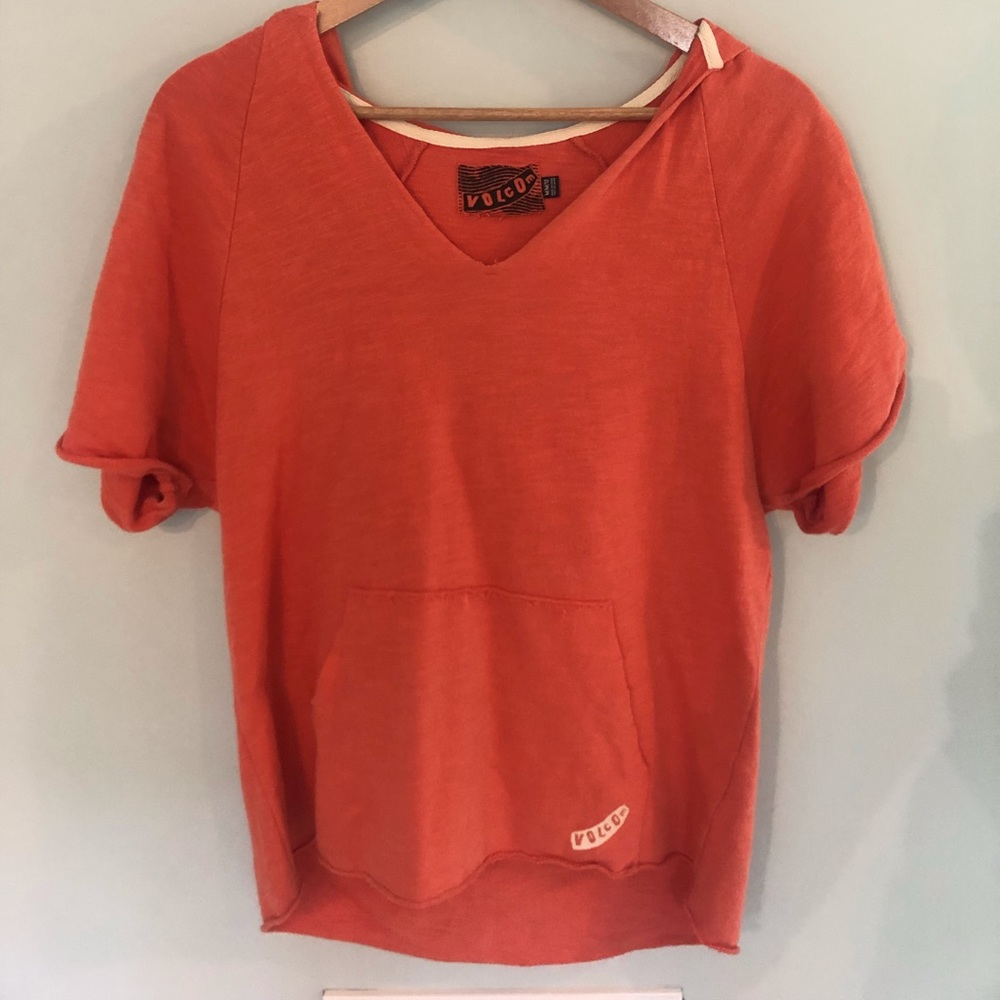 Short sleeved sweatshirt